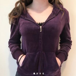 AMAZING ROYAL PURPLE JUICY COUTURE HOODIE